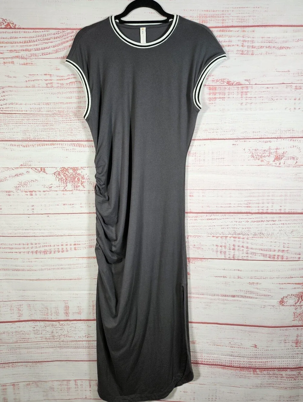 Anthro Daily Practice Ruched Fitted Dress